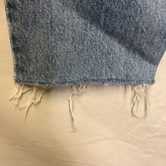 Abercrombie & Fitch Langdon Blue Light Wash Slim Frayed Hem Jeans Size 29 X 26 - Picture 8 of 13